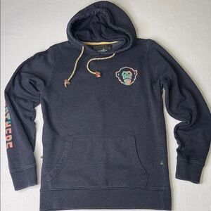 Howler Brothers Navy Hoodie with Graphic Accent